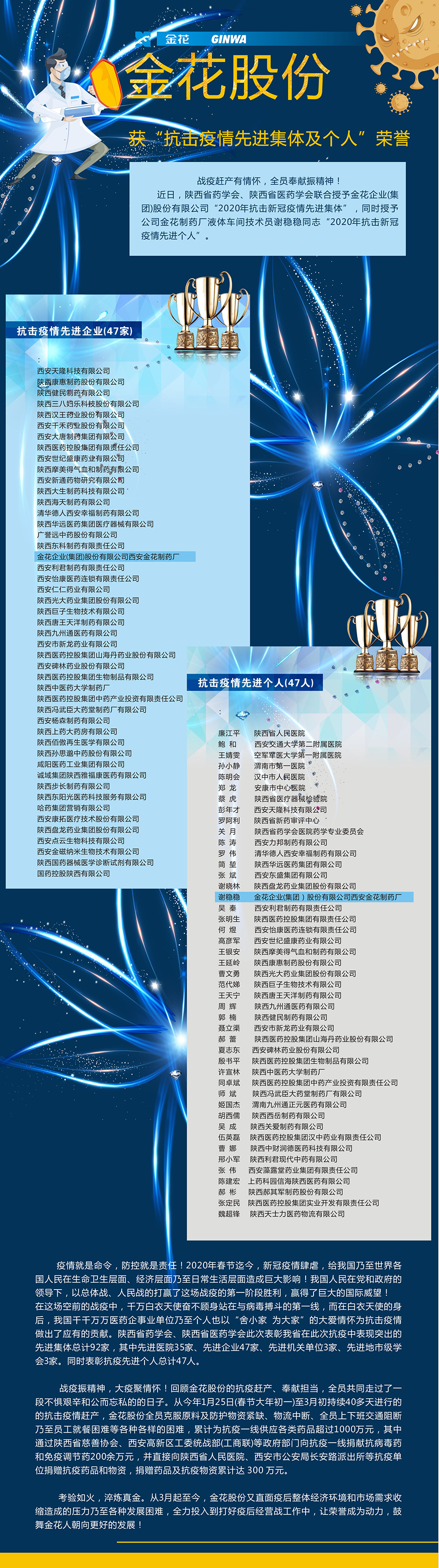 球速体育股份获“抗击疫情先进集体及个人”荣誉