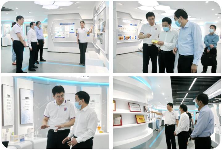 陕西中医药大学党委副书记蒲济生一行莅临球速体育股份考察交流