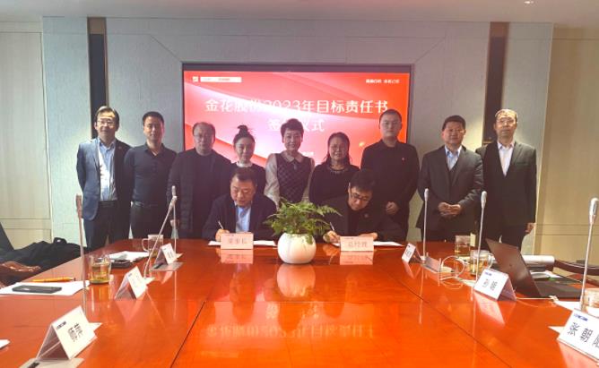 球速体育股份2023年目标责任书签订仪式成功举行