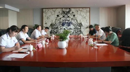 草堂科技产业园发展中心主任罗辉一行到访球速体育股份