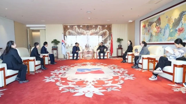 西安市财贸工会主任周华一行到访球速体育股份